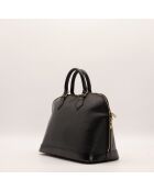 Sac en cuir Alma Épi noir - 37 x 24 x 6 cm