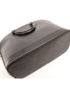 Sac en cuir Alma Épi noir - 37 x 24 x 6 cm