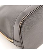 Sac en cuir Alma Épi noir - 37 x 24 x 6 cm