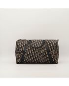 Borsa Boston in pelle beige/marrone - Buone condizioni - 41x23x18 cm