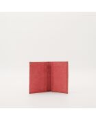 Portafoglio Coral City in pelle - Buone condizioni - 10x9 cm