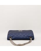 Sac en cuir 2.55 bleu marine - 11 x 20 x 35 cm