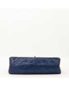 Sac en cuir 2.55 bleu marine - 11 x 20 x 35 cm