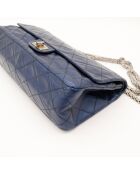 Sac en cuir 2.55 bleu marine - 11 x 20 x 35 cm