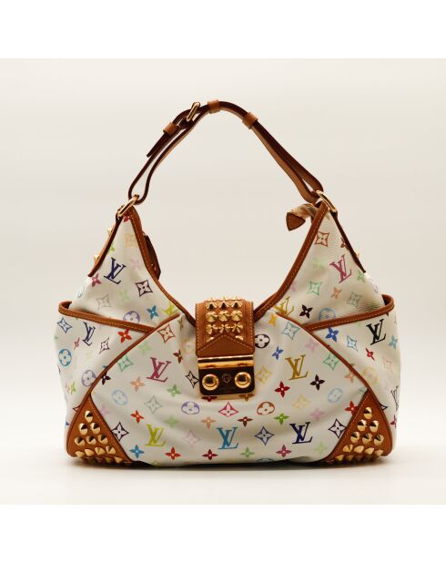 Sac Chrissy Murakami blanc/multicolore - 39.9 x 27.9 x 14 cm