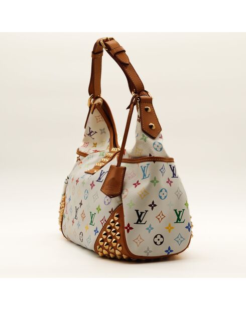 Sac Chrissy Murakami blanc/multicolore - 39.9 x 27.9 x 14 cm