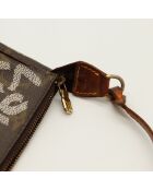 Custodia per accessori marrone - Buone condizioni -21 x 13 x 3,5 cm
