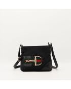 Borsa Hasler in pelle nera - Ottime condizioni - 27x21x2 cm
