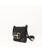 Borsa Hasler in pelle nera - Ottime condizioni - 27x21x2 cm