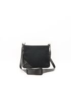 Borsa Hasler in pelle nera - Ottime condizioni - 27x21x2 cm
