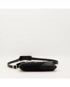 Borsa Hasler in pelle nera - Ottime condizioni - 27x21x2 cm