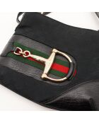 Borsa Hasler in pelle nera - Ottime condizioni - 27x21x2 cm