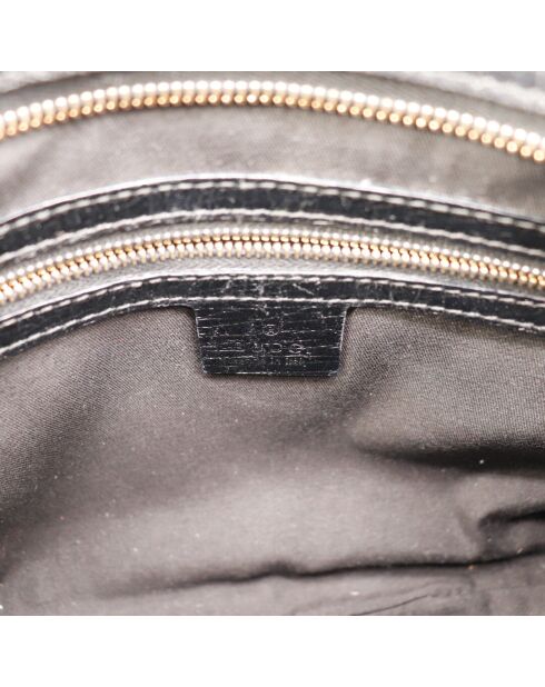 Borsa Hasler in pelle nera - Ottime condizioni - 27x21x2 cm