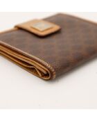Portafoglio marrone macadam - Buone condizioni - 12x9,5 cm