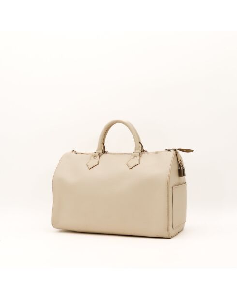 Sac en cuir Speedy 30 Épi blanc - 30 x 21 x 17 cm