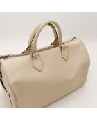 Sac en cuir Speedy 30 Épi blanc - 30 x 21 x 17 cm