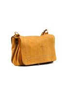 Sac en cuir Bobi Lame jaune moutarde