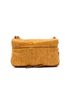 Sac en cuir Bobi Lame jaune moutarde