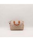Sac Speedy 25 Damier beige - 25 x 19 x 15 cm