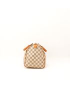 Speedy 30 Damier beige Ledertasche - Guter Zustand - 30x21x17 cm