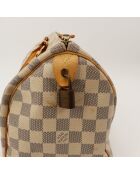 Speedy 30 Damier beige Ledertasche - Guter Zustand - 30x21x17 cm