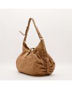 Borsa Mahina beige cammello - Buone condizioni - 32x27x18cm