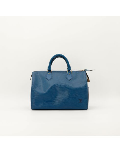 Sac en cuir Speedy 30 Épi bleu - 30 x 21 x 17 cm