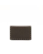 Selleria Zedernbraunes Kartenetui - Neuwertiger Zustand - 10,8 x 7,3 x 1 cm