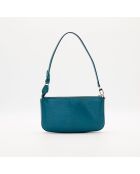 Pochette en cuir Accessoires Épi bleu - 21 x 13 x 3.5 cm
