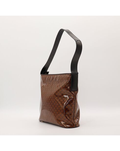 Sac Hobo Macadam marron - 28 x 27 x 9 cm