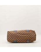 Borsa tote in pelle beige bambù - Ottime condizioni - 38x30x14 cm