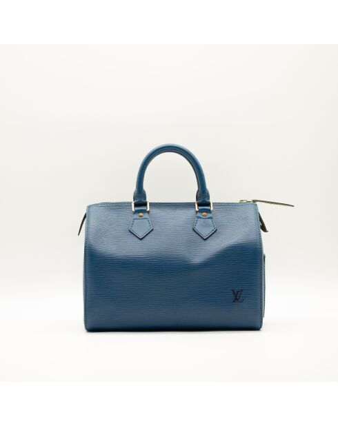 Sac en cuir Speedy 25 Épi bleu - 25 x 19 x 15 cm