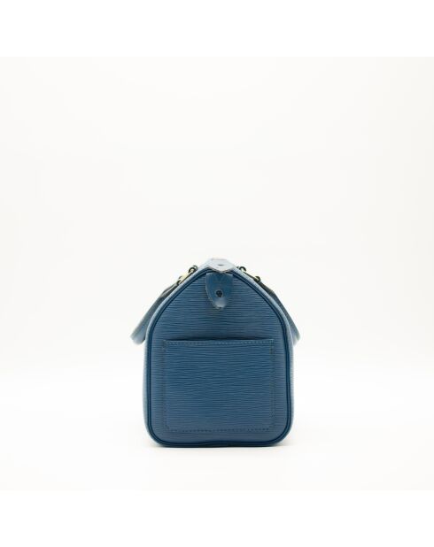 Sac en cuir Speedy 25 Épi bleu - 25 x 19 x 15 cm