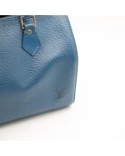 Sac en cuir Speedy 25 Épi bleu - 25 x 19 x 15 cm