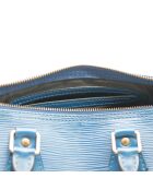 Sac en cuir Speedy 25 Épi bleu - 25 x 19 x 15 cm