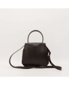 Schultertasche Triomphe 2Way aus Leder in tiefbraunem Leder - Sehr guter Zustand - 22x22x6 cm