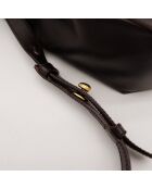 Schultertasche Triomphe 2Way aus Leder in tiefbraunem Leder - Sehr guter Zustand - 22x22x6 cm