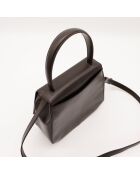 Schultertasche Triomphe 2Way aus Leder in tiefbraunem Leder - Sehr guter Zustand - 22x22x6 cm