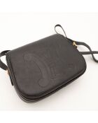 Borsa Triomphe in pelle nera - Buone condizioni - 17x14x4 cm