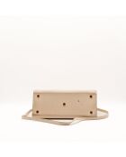 Sac de Jour en cuir beige - 32 x 25.5 x 15.5 cm