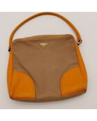 Sac Hobo beige/orange - 27 x 22 x 6 cm