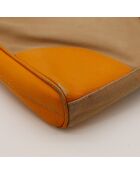 Sac Hobo beige/orange - 27 x 22 x 6 cm