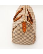 Bolsa Speedy 30 Damier Azur color caramelo claro, en buen estado, 30 x 17 x 21 cm