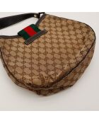 Sac Hobo Web marron clair - 31 x 24 x 14 cm
