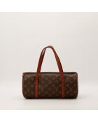 Bolso Papillon 30 de piel marrón oscuro - Muy buen estado - 30x21x17 cm