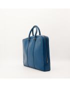 Porte-Documents en cuir Voyage Epi bleu - 41 x 30 x 8 cm
