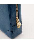 Porte-Documents en cuir Voyage Epi bleu - 41 x 30 x 8 cm