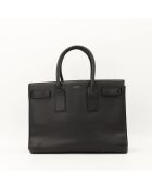 Sac de Jour en cuir noir - 32 x 26 x 16 cm
