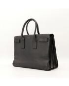 Sac de Jour en cuir noir - 32 x 26 x 16 cm