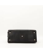 Sac de Jour en cuir noir - 32 x 26 x 16 cm